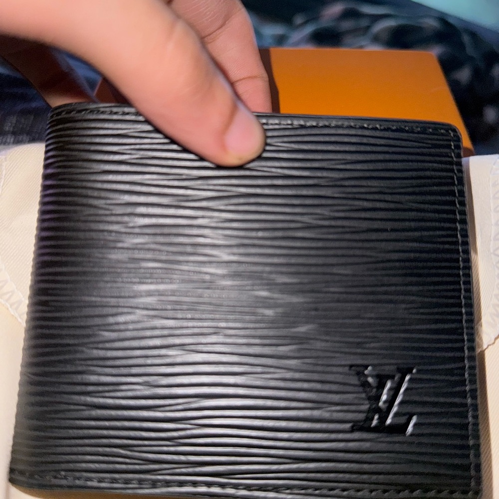 Louis Vuitton Black Epi Leather Wallet
